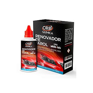 Renovador Limpador Restaurador Renova Farol Amarelado 50ML