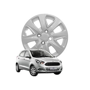 Calota Aro 14 GRID Fixação Parafuso Cubo Baixo Novo Ka+ Novo Ka Hatch/Sedan 2015 a 2016