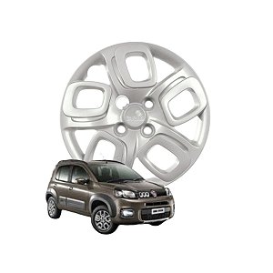 Calota Aro 14 GRID Fixação Parafuso Cubo Baixo Novo Uno Way 2015 a 2016
