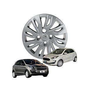 Calota Aro 14 GRID Fixação Parafuso Cubo Baixo Novo Ka Hatch Ka + 2019 a 2020