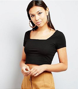 Top Cropped Gola Quadrada