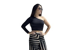 Cropped Feminino Manga Nula Romantic