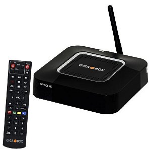 Receptor FTA Gigabox Droid 4K Wi Fi com HDMI/RJ45/USB 3.0 e 2.0 ... Receptor FTA Gigabox Droid 4K Wi Fi com HDMI/RJ45/USB 3.0 e 2.0 ...