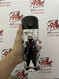 Garrafa térmica estampado com impressão UV