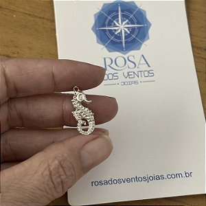 Pingente Cavalo Marinho Prata 925