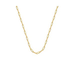 Corrente Masculina Estilo Cartier Banho de Ouro Amarelo