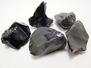 Obsidiana Negra Bruta 
