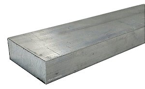 Barra chata alumínio 2" X 1" = 5,08cm X 2,54cm