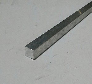 Vergalhão quadrado de alumínio 3/8" (9,52mm)