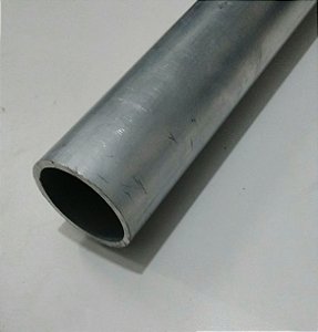Tubo redondo de alumínio 1.1/2" X 1/8" = 38,10mm X 3,17mm