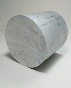 Vergalhão redondo de alumínio  4" polegadas = 10,16cm