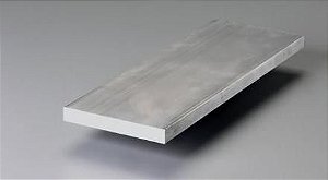 Barra chata alumínio 1/2" X 3/16" = 12,70mm x 4,76mm