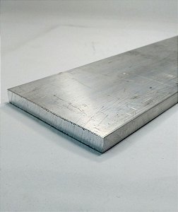 Barra chata de alumínio 3" x 3/8" = 7,62cm X 9,52mm