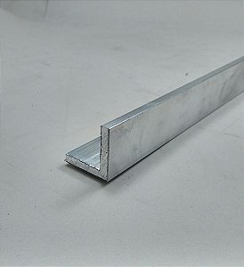 Cantoneira de Aluminio 1" X 1/4" (2,54cm X 6,35mm)