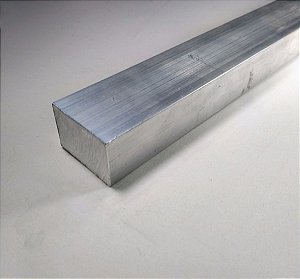 Barra chata de alumínio 1.1/2" X 3/4" = 3,81cm x 1,9cm