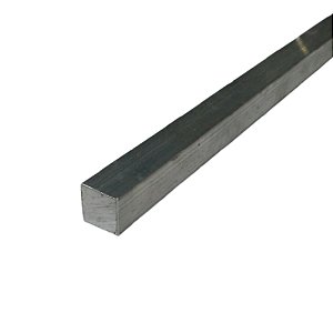 Vergalhão quadrado de alumínio 5/8" (15,87mm)