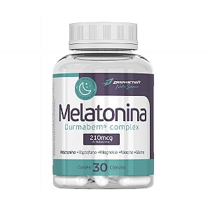 Melatonina 30 cápsulas BodyAction