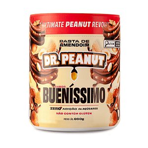 Pasta de Amendoim com Whey Protein Bueníssimo 600g Dr. Peanut