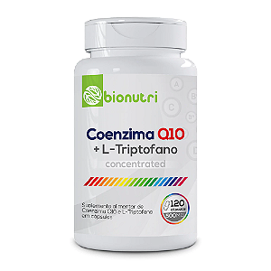 Coenzima Q10 + L-Triptofano 120 cápsulas