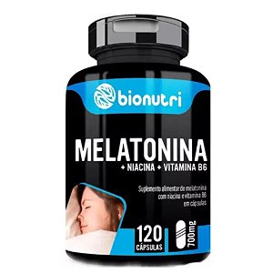 Melatonina 120 Cápsulas Bionutri