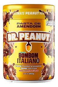 Pasta de Amendoim com Whey Protein sabor Bombom Italiano 250g Dr. Peanut