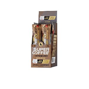 SuperCoffee Língua de Gato Caffeine Army (Caixa com 14 unidades de 10g cada)