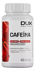 Cafeína 200mg 90 Cápsulas Dux Human Health