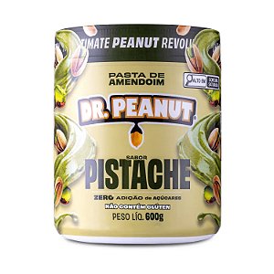 Pasta de Amendoim Com Whey Protein Pistache 600g Dr. Peanut