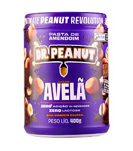 Pasta de Amendoim Com Whey Protein Avelã 400g Dr. Peanut