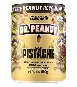 Pasta de Amendoim Com Whey Protein Pistache 400g Dr. Peanut