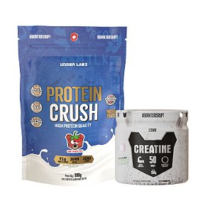 Combo Protein Crush 900g + Creatina 150g Under Labz
