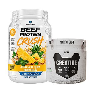 Combo Beef Protein Crush 910g + Creatina 300g Under Labz