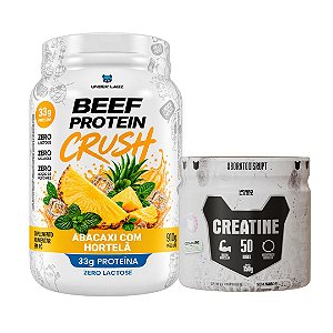 Combo Beef Protein Crush 910g + Creatina 150g Under Labz
