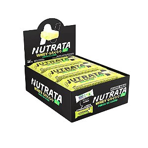 Whey Grego Bar Nutrata (Caixa com 12 unidades com 40g cada)