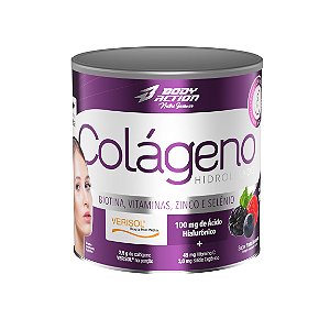 Colágeno Verisol Hidrolisado com Ácido Hialurônico 200g Bodyaction