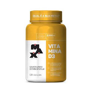 Vitamina D3 60 Cápsulas Max Titanium