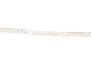 Pulseira de Prata Grumet Personalizada