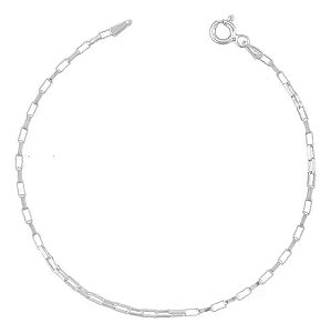 Pulseira de Prata Cadeado