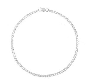 Pulseira de Prata Grumet Fina