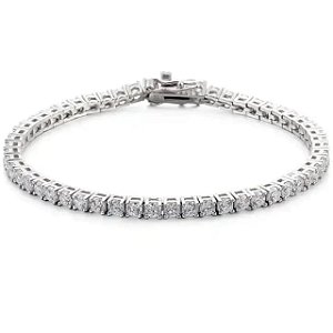Pulseira de Prata Riviera Classic