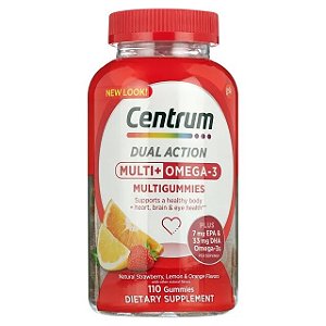 Centrum Multigummies Vitaminas de goma para adultos, suplementos multivitamínicos, frutas variadas