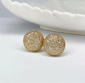 Brinco Redondo Zircônia