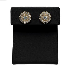 Brinco Redondo Cravejado