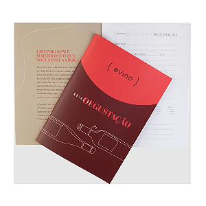 Caderno Notas de Degustação - Evino