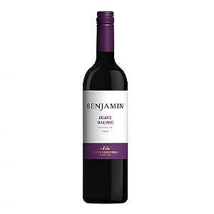 Vinho Tinto Argentino Malbec Suave BENJAMIN