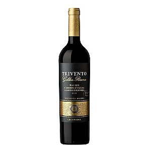 Vinho Tinto Argentino TRIVENTO GOLDEN RESERVE Malbec Cabernet Franc