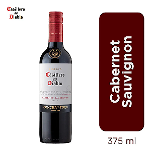 Vinho Tinto Chileno CASILLERO DEL DIABLO Cabernet Sauvignon Reserva 375 ml