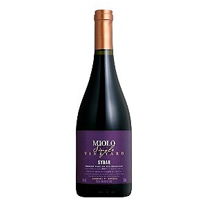 Vinho Tinto Brasileiro MIOLO Single Vineyard Syrah