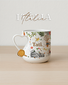 Caneca Itália personalizada — Coleção Mundi