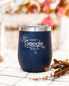 Copo térmico saratoga google gravado a laser com tampa 350mL